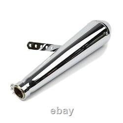 Exhaust Cafe Racer Cone for Cruiser Low chrome CB6731