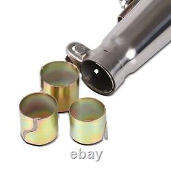 Exhaust Muffler Forge CG for Cafe Racer Scrambler and Chopper stainless steel